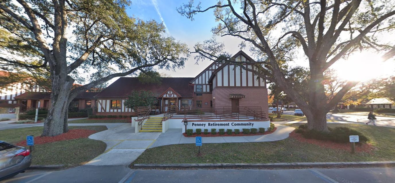Exterior view of Penney Retirement Community building