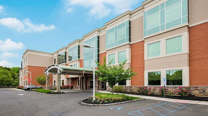 Exterior view of Total Rehab at Moorestown facility