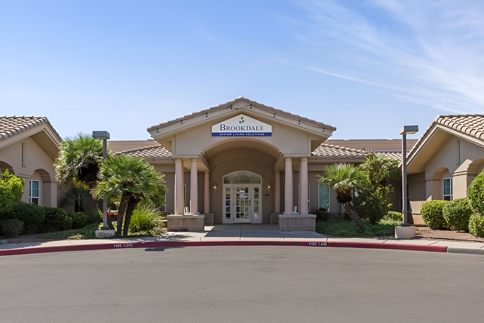 Front entrance of Brookdale Tanque Verde assisted living facility