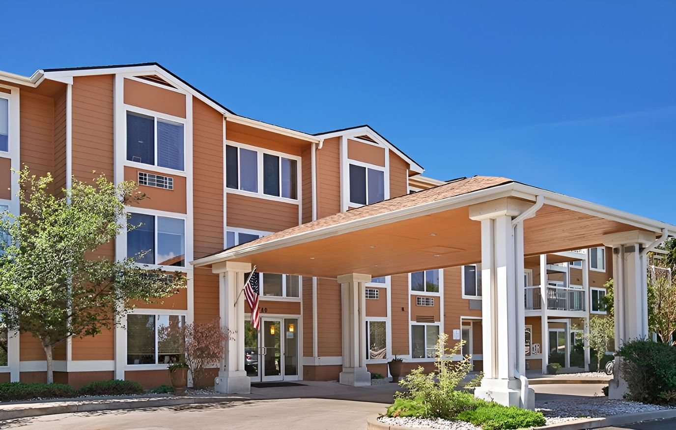 Exterior view of Brookdale Vista Grande entrance