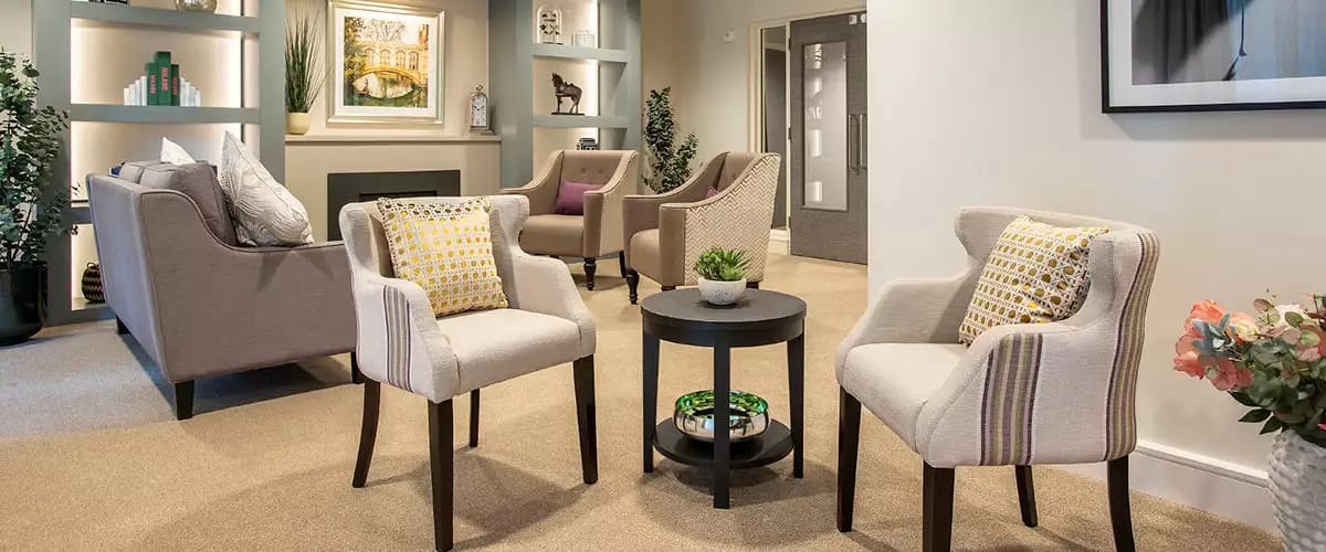 Cozy common area with comfortable seating