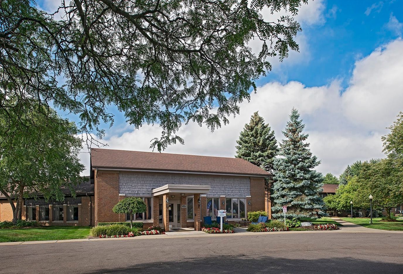 Exterior view of the American House East II facility