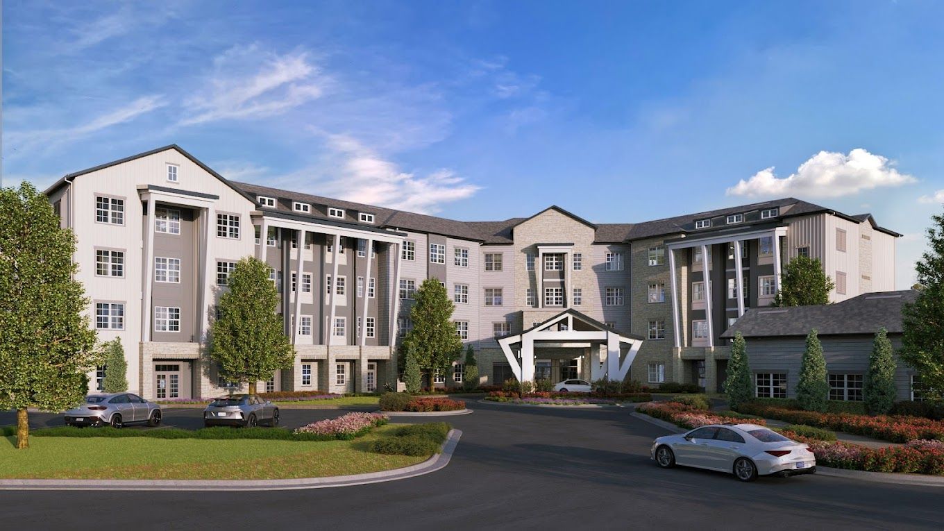 Exterior view of the Brightmore assisted living facility