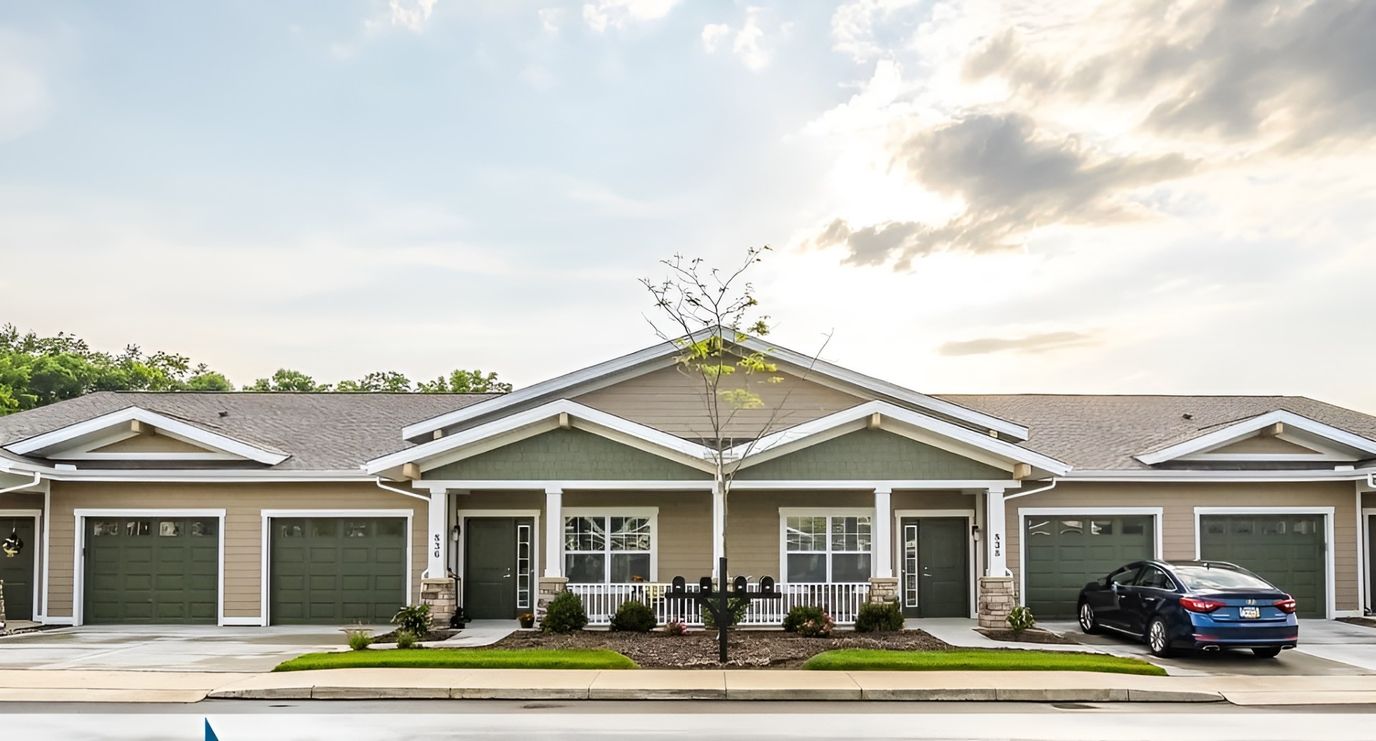 Exterior view of a senior living facility building