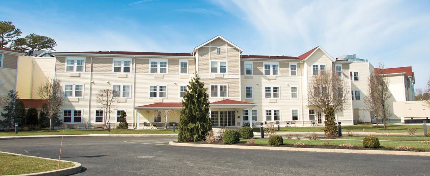 Exterior view of Brookdale Cape May facility