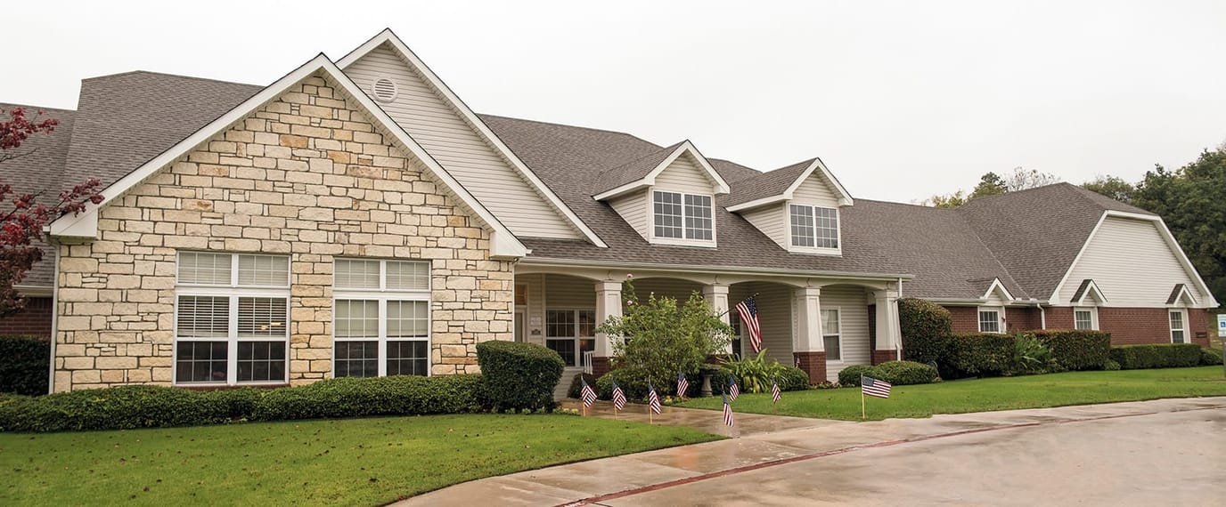 Front exterior view of Brookdale Weatherford