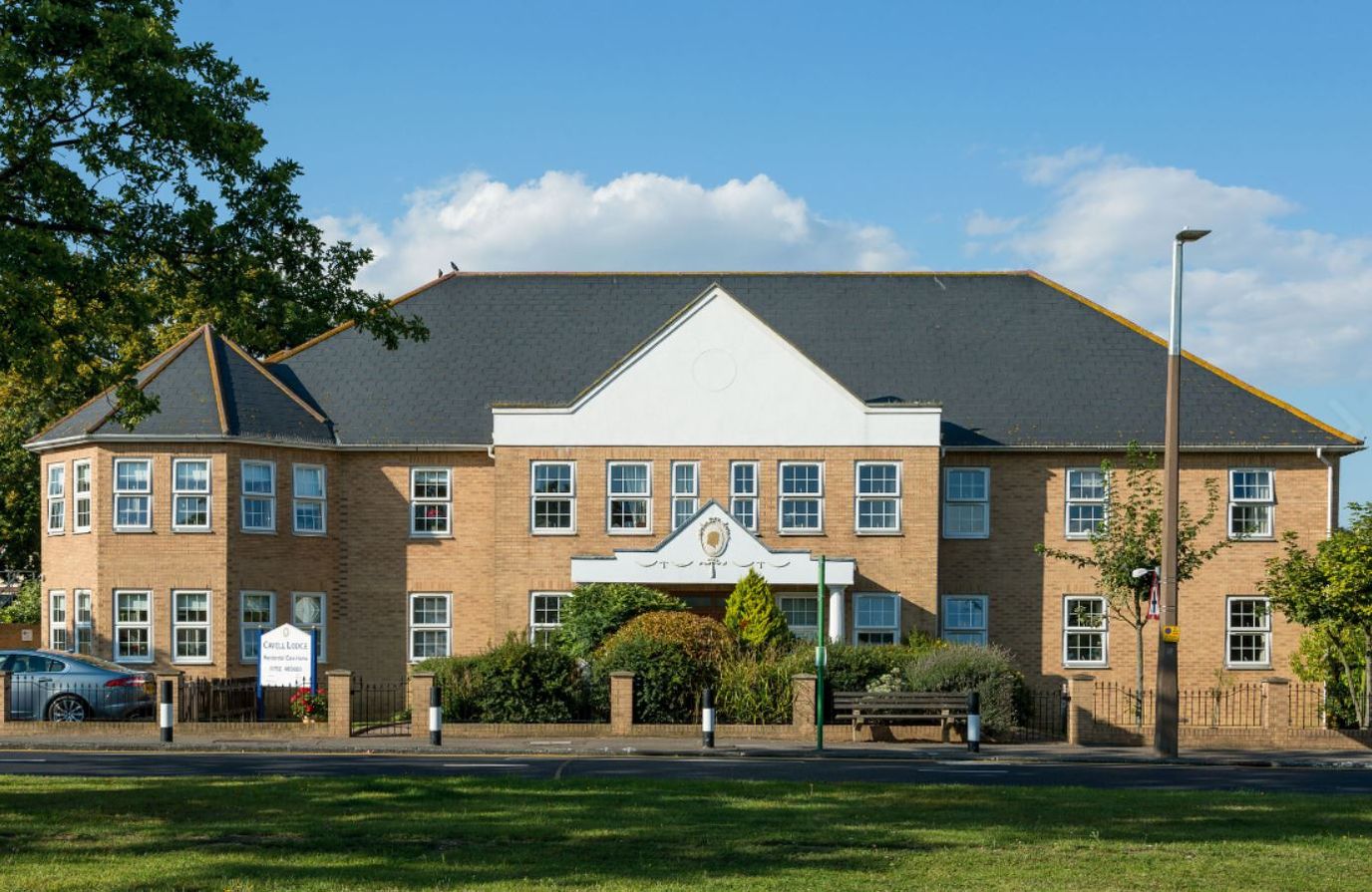 Facade of Cavell Lodge assisted living facility