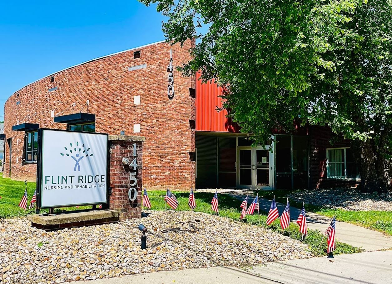 Exterior view of Flint Ridge Nursing and Rehabilitation building