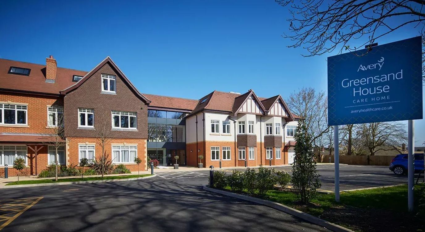 Exterior view of Greensand House Care Home