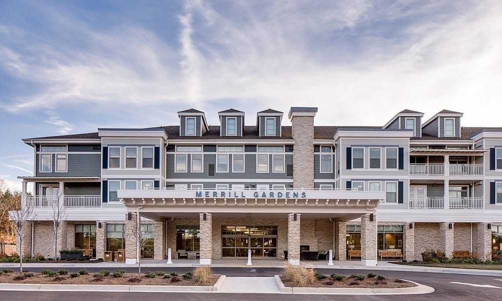 Front exterior view of Merrill Gardens facility