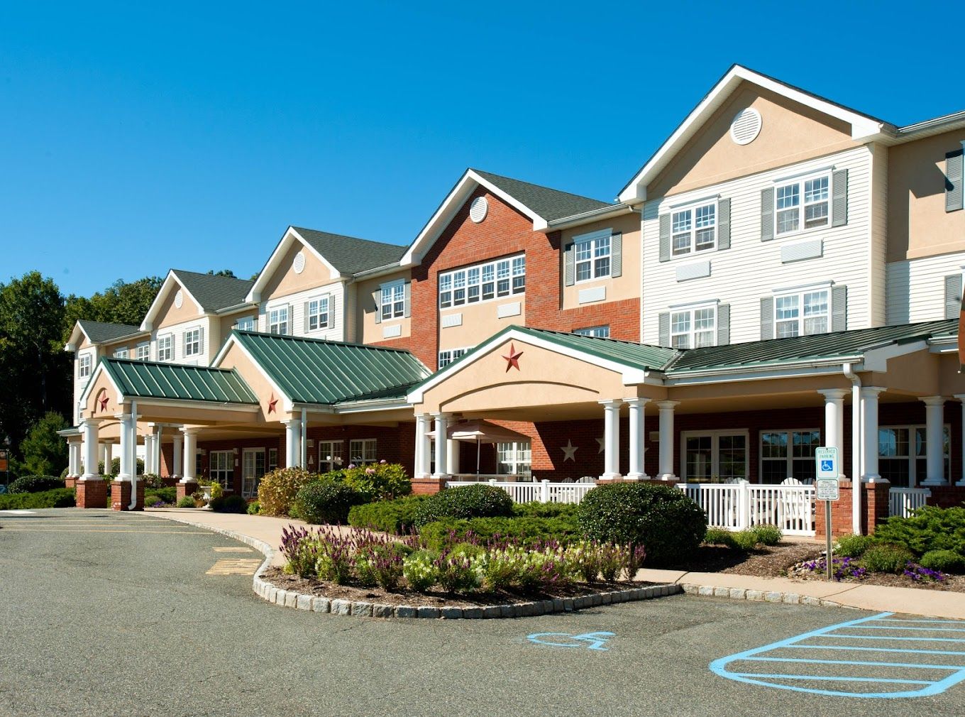 Exterior view of Mt. Arlington Senior Living facility