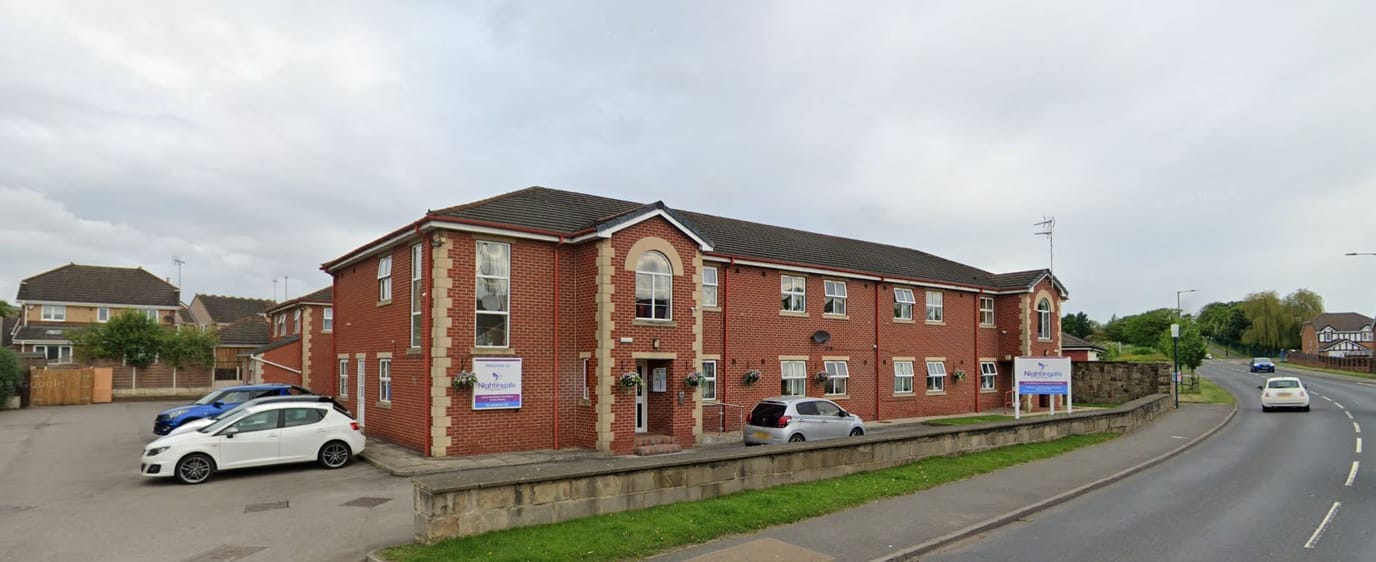 Exterior view of Nightingale Care Home building