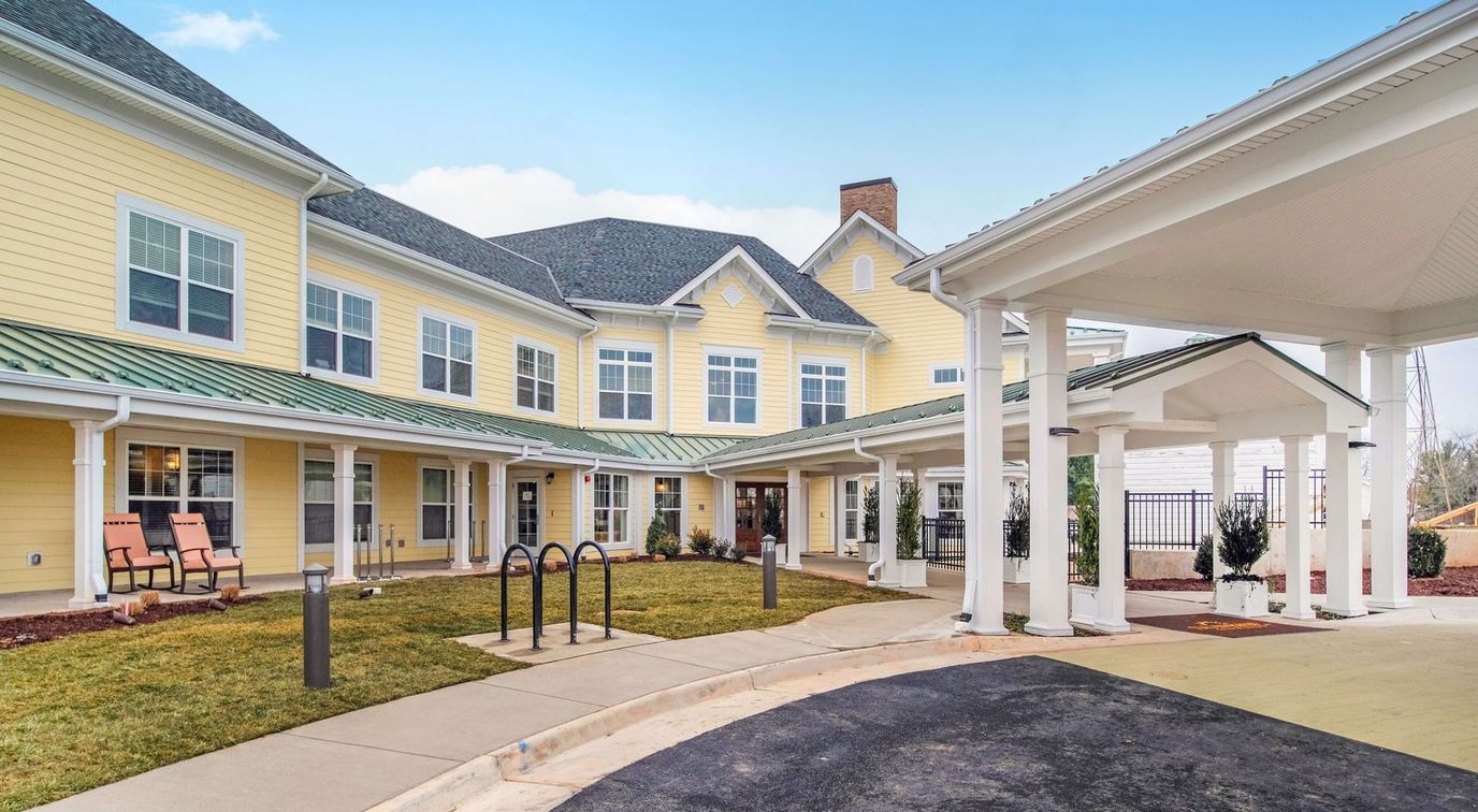 Front entrance of Sunrise at Silas Burke House