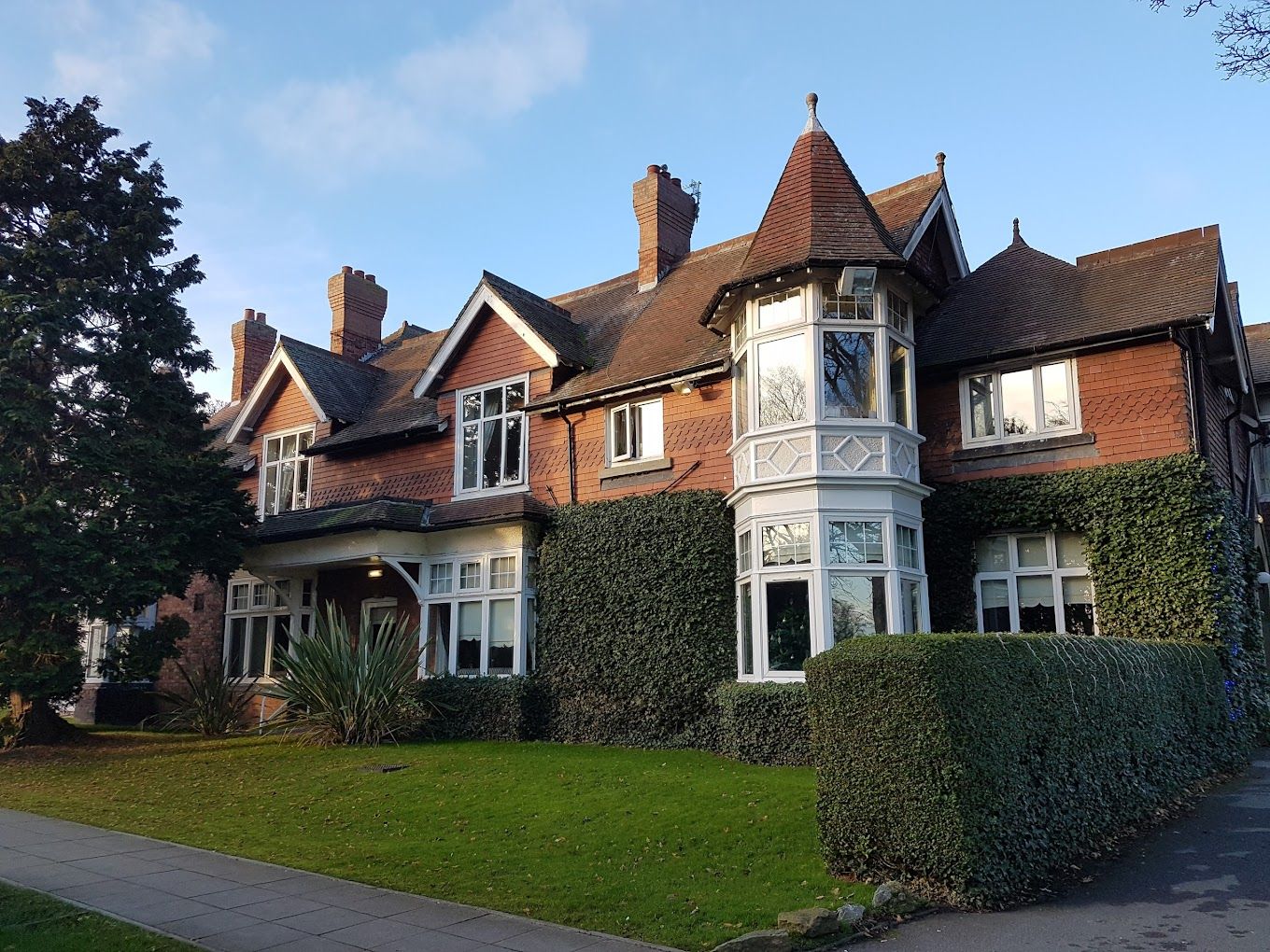 Exterior view of a residential-style nursing home