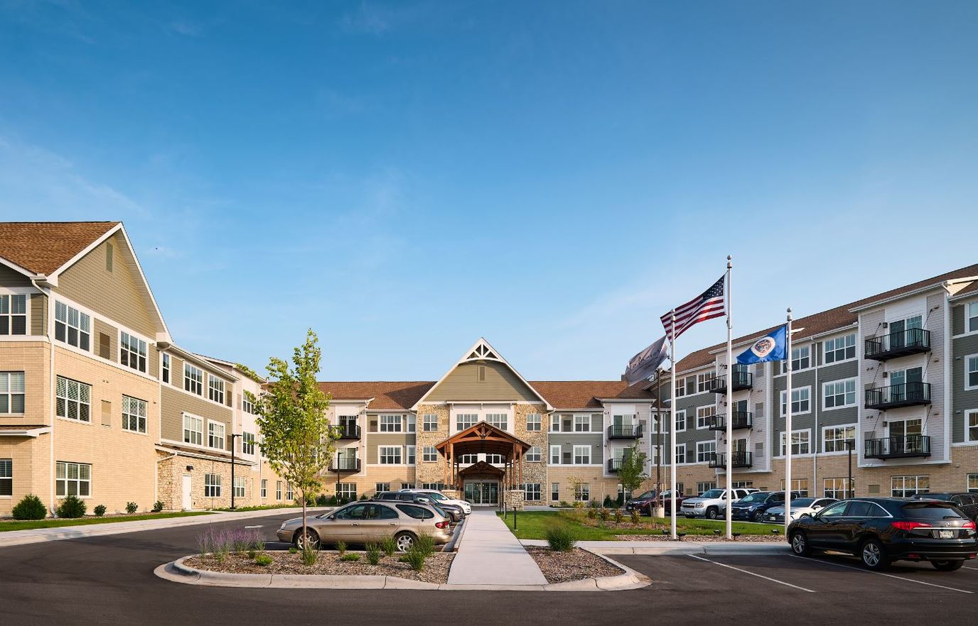 Exterior view of Talamore Senior Living Woodbury