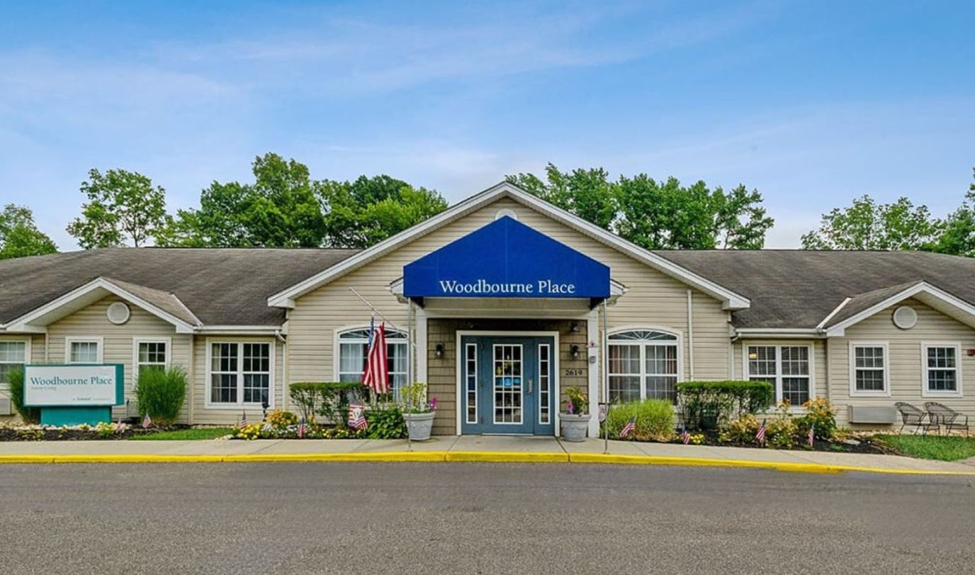 Exterior view of Woodbourne Place senior living facility