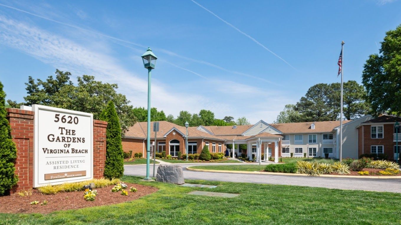 Exterior view of The Gardens of Virginia Beach facility