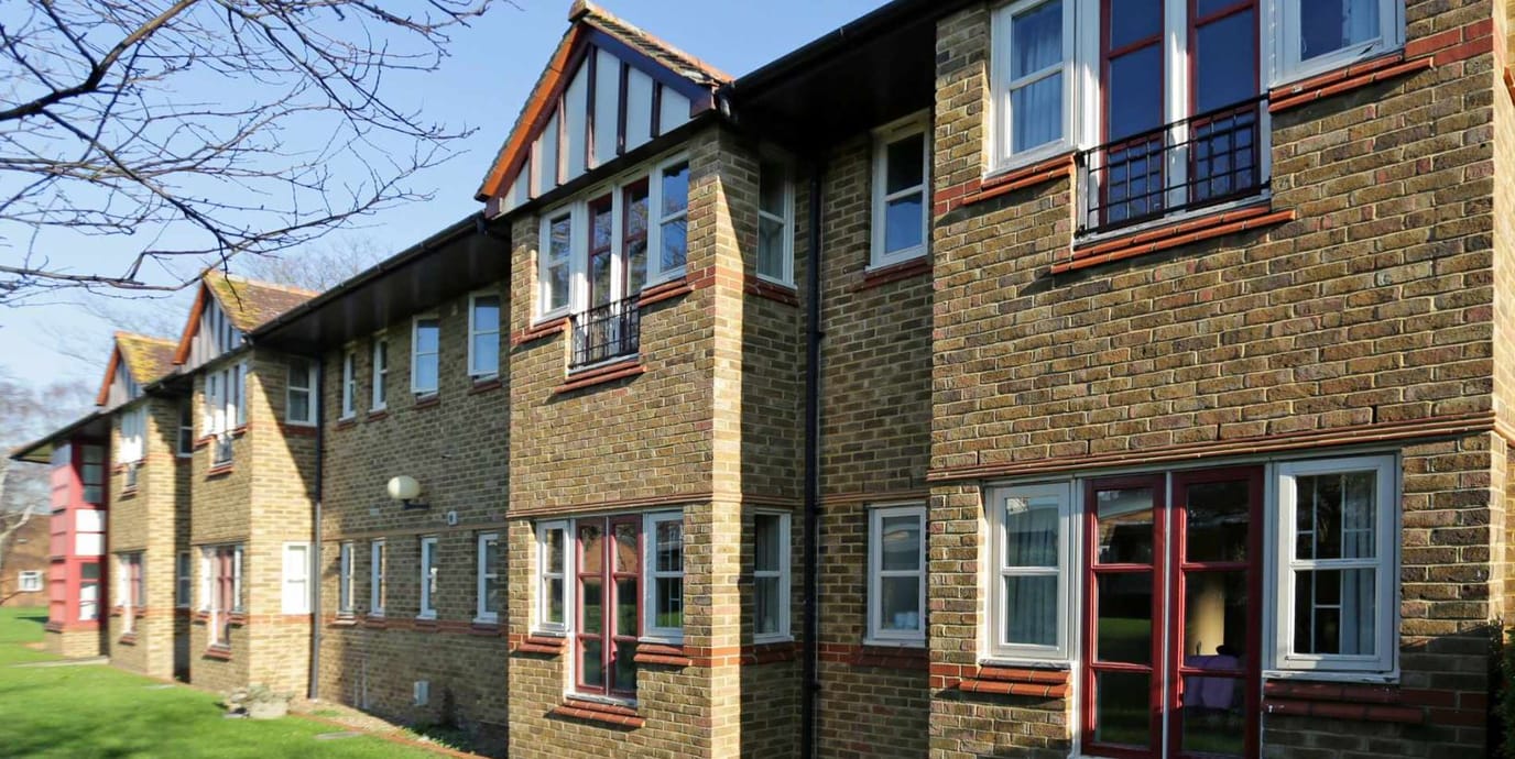 Exterior view of a senior living facility