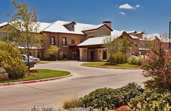 Front exterior view of a senior living facility