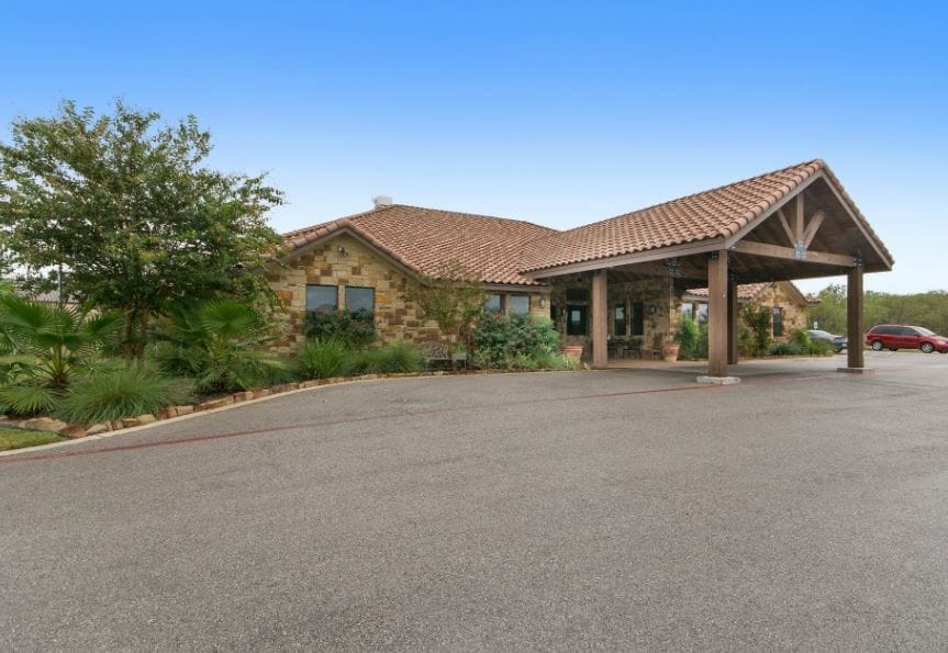 Exterior view of Arbor House Assisted Living facility