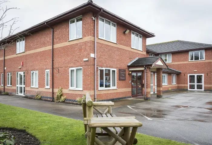 Building exterior of Lawton Rise Care Home