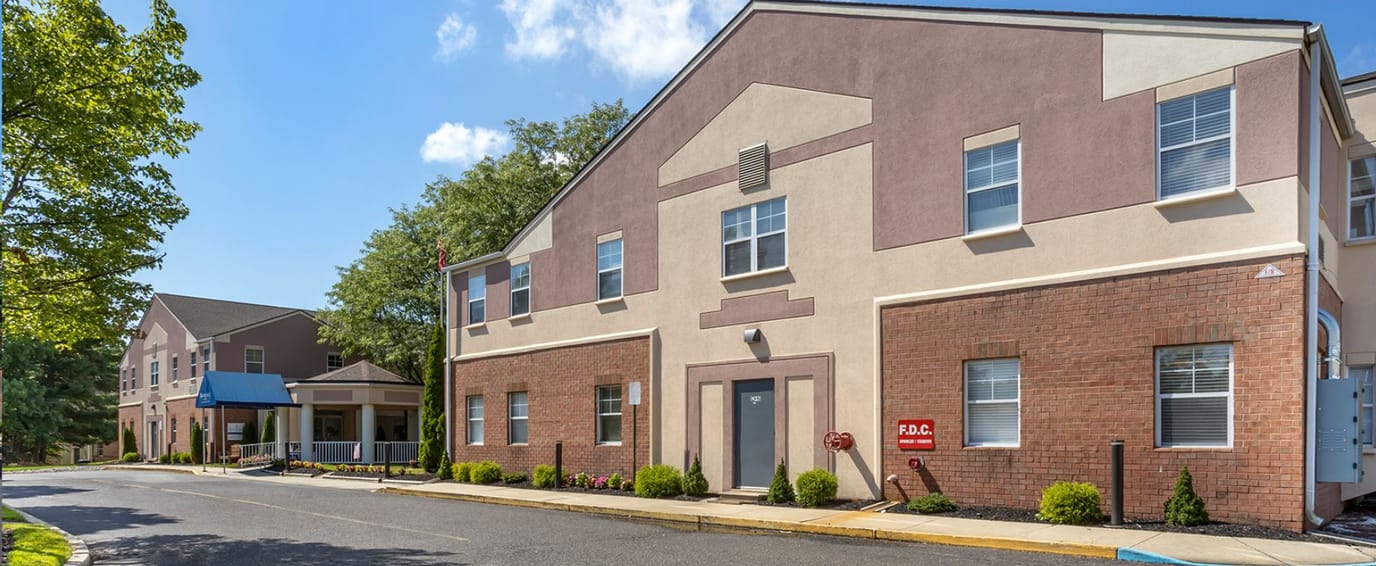 Exterior view of the Brookdale Evesham building