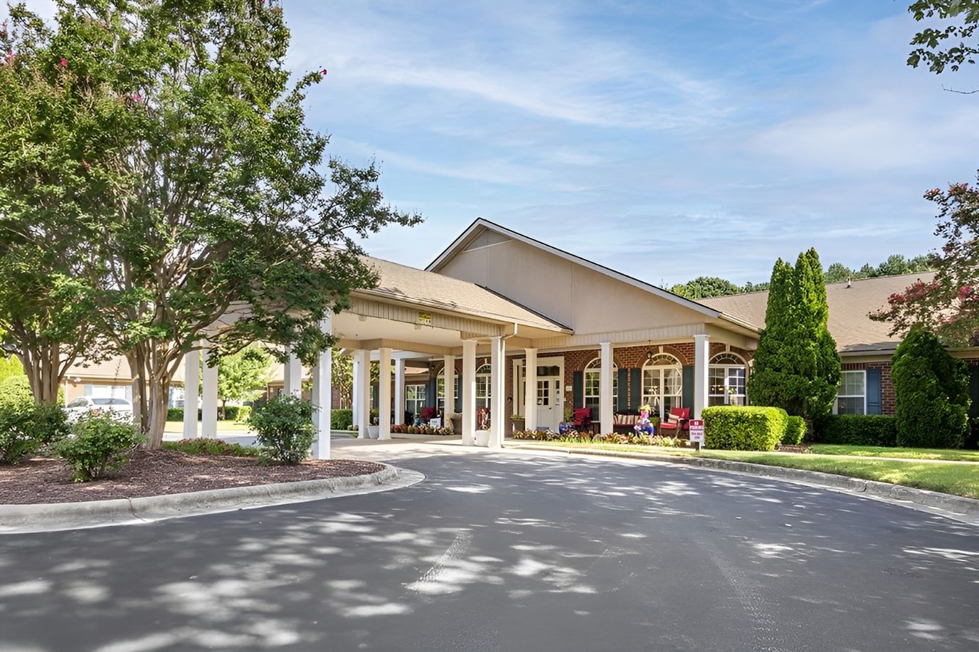 Exterior view of the Brookdale Concord Parkway entrance