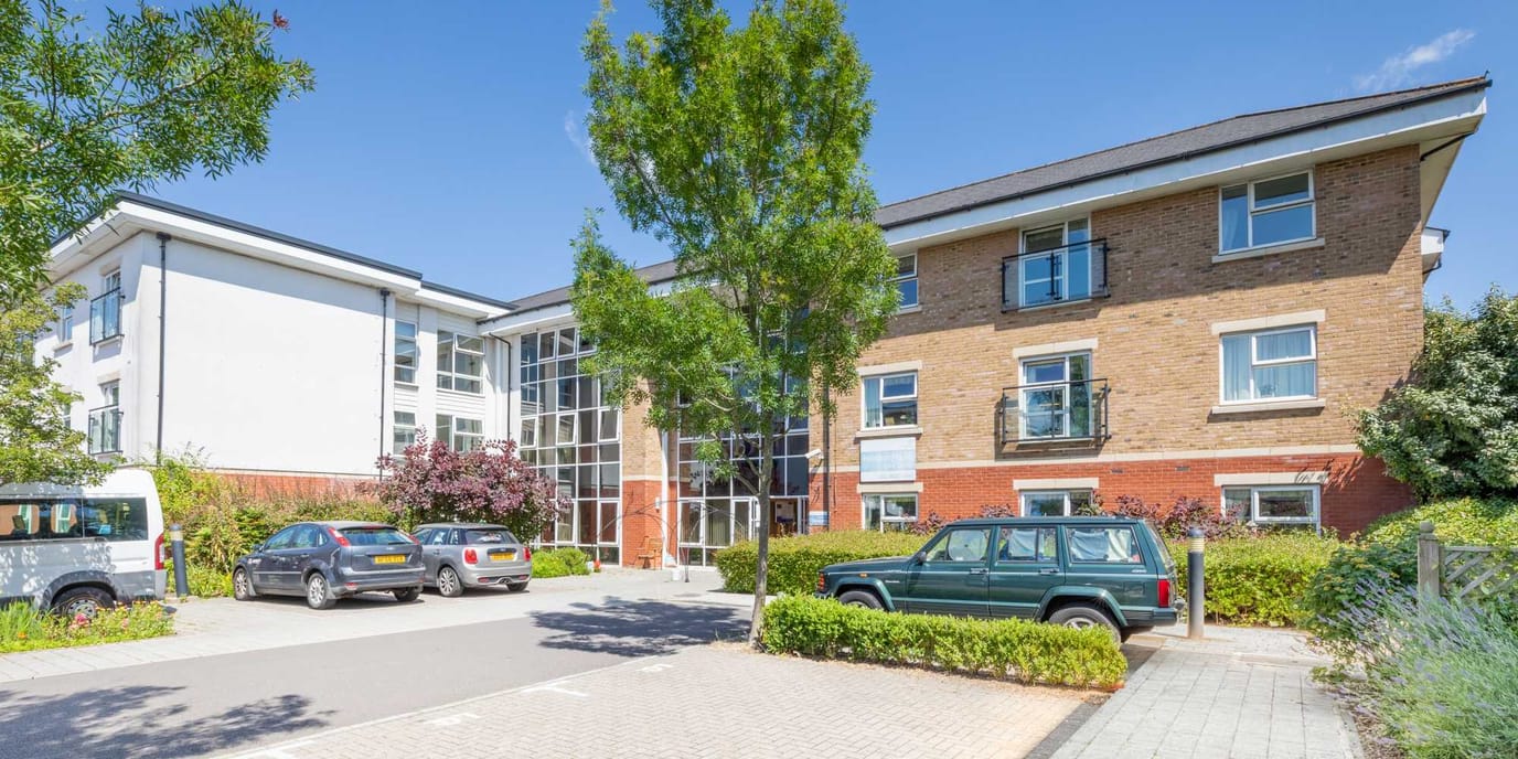 Exterior view of Hamilton House Care Home.
