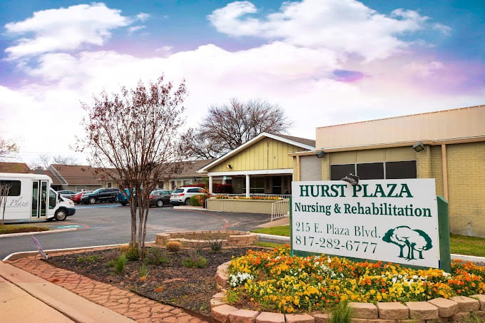 Exterior view of Hurst Plaza Nursing and Rehabilitation facility