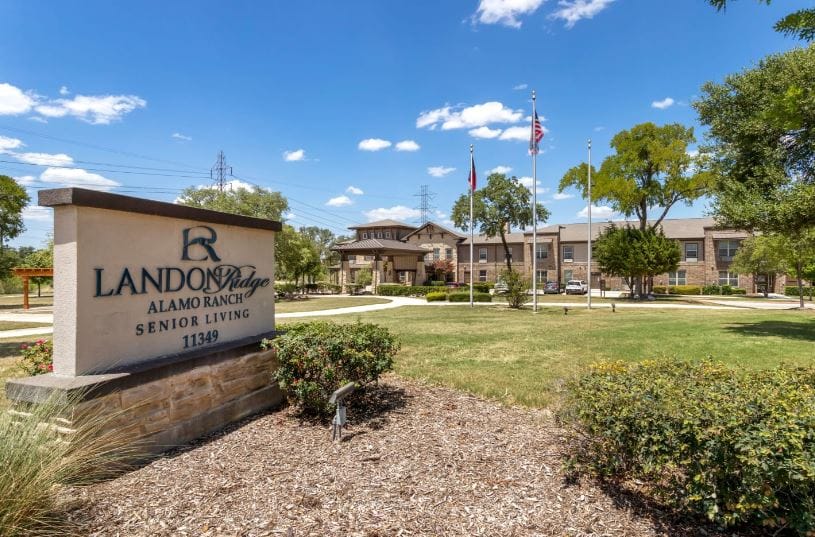 Exterior view of Landon Ridge Alamo Ranch facility
