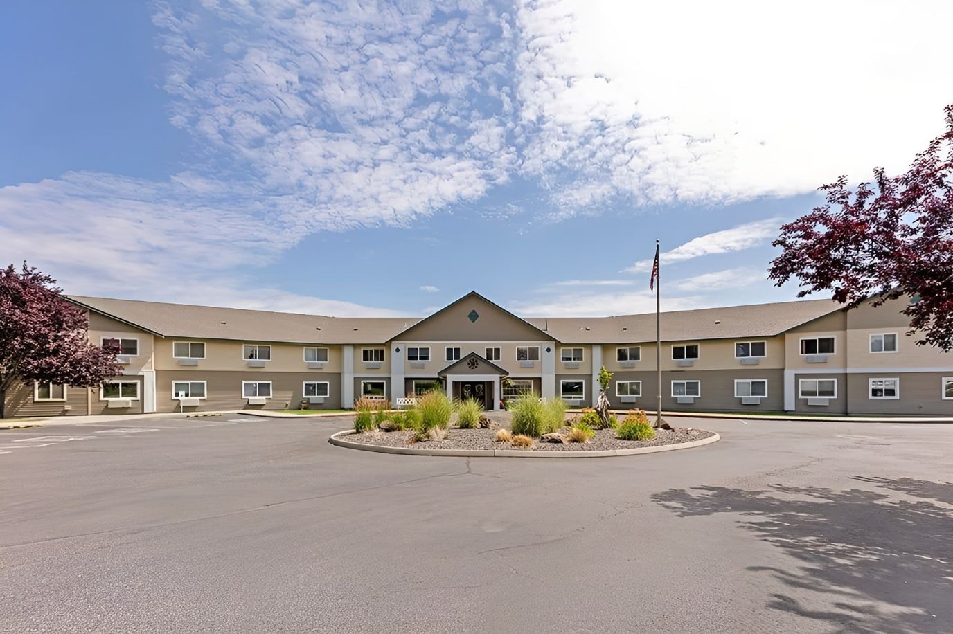 Exterior view of Brookdale Meadow Springs facility