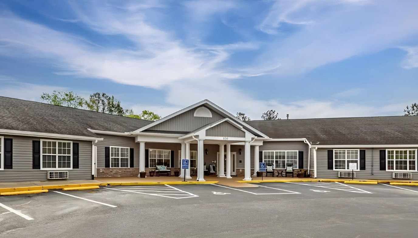 Exterior view of Brookdale Smithfield senior living facility