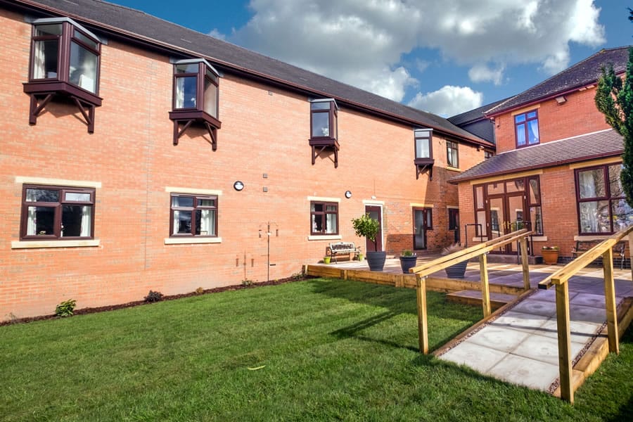 Exterior view of The Limes Residential Home