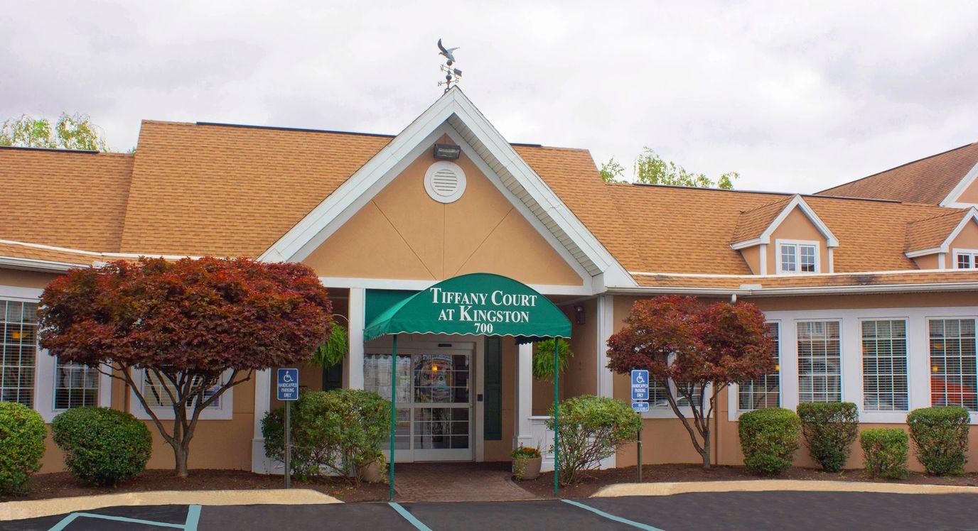 Exterior view of Tiffany Court at Kingston facility