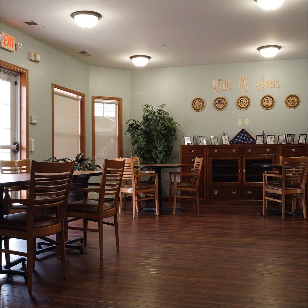 Cozy common area with seating and decor