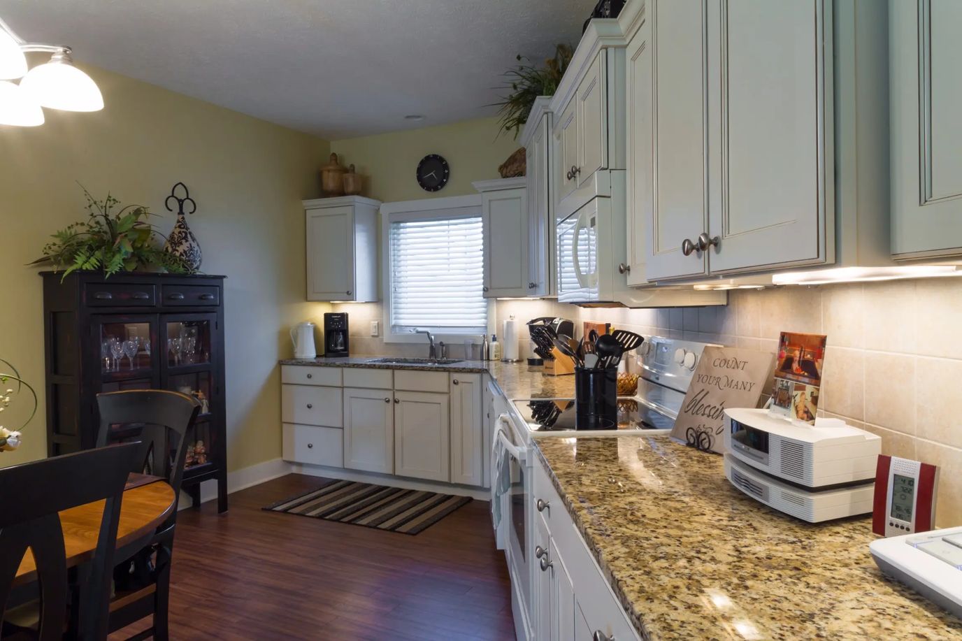Well-equipped kitchen in a senior living facility