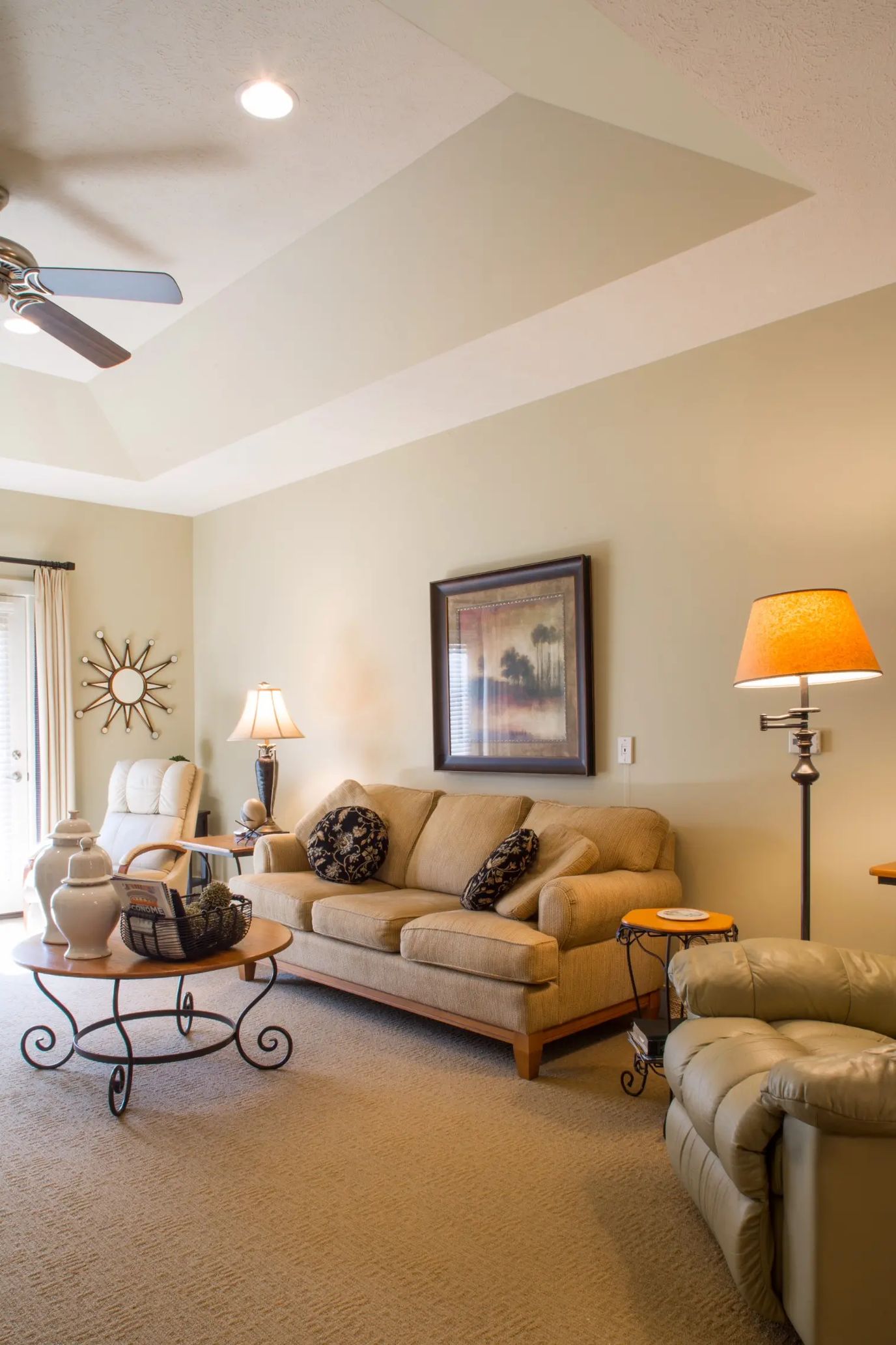 Cozy living room with comfortable furniture