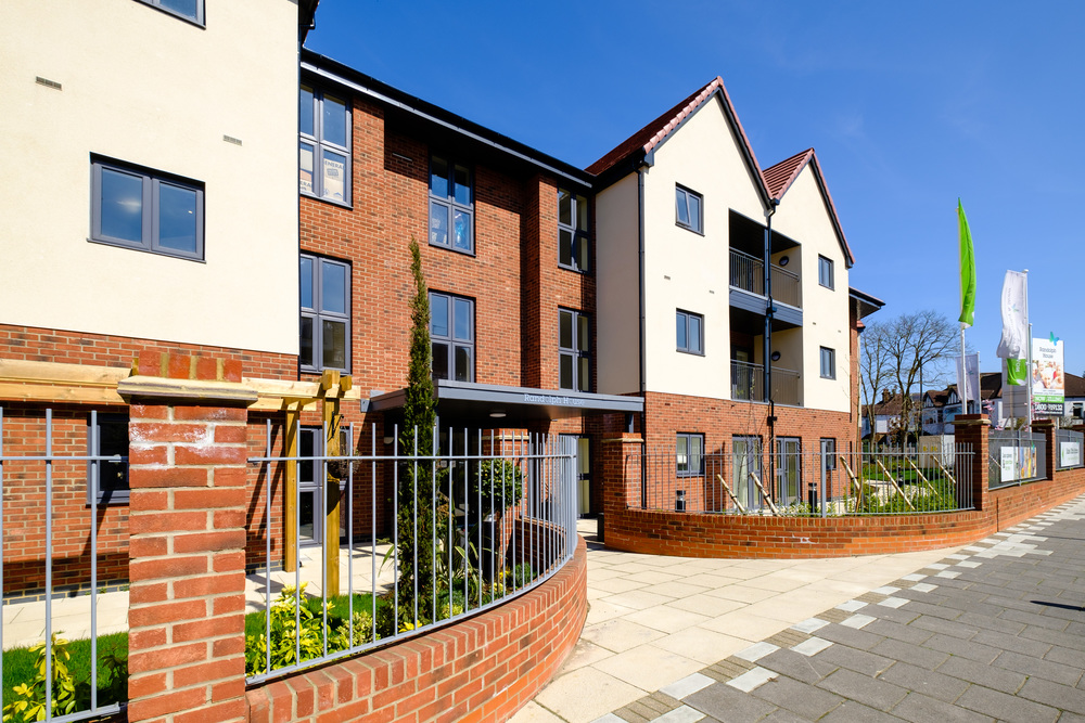 Exterior view of the retirement living facility