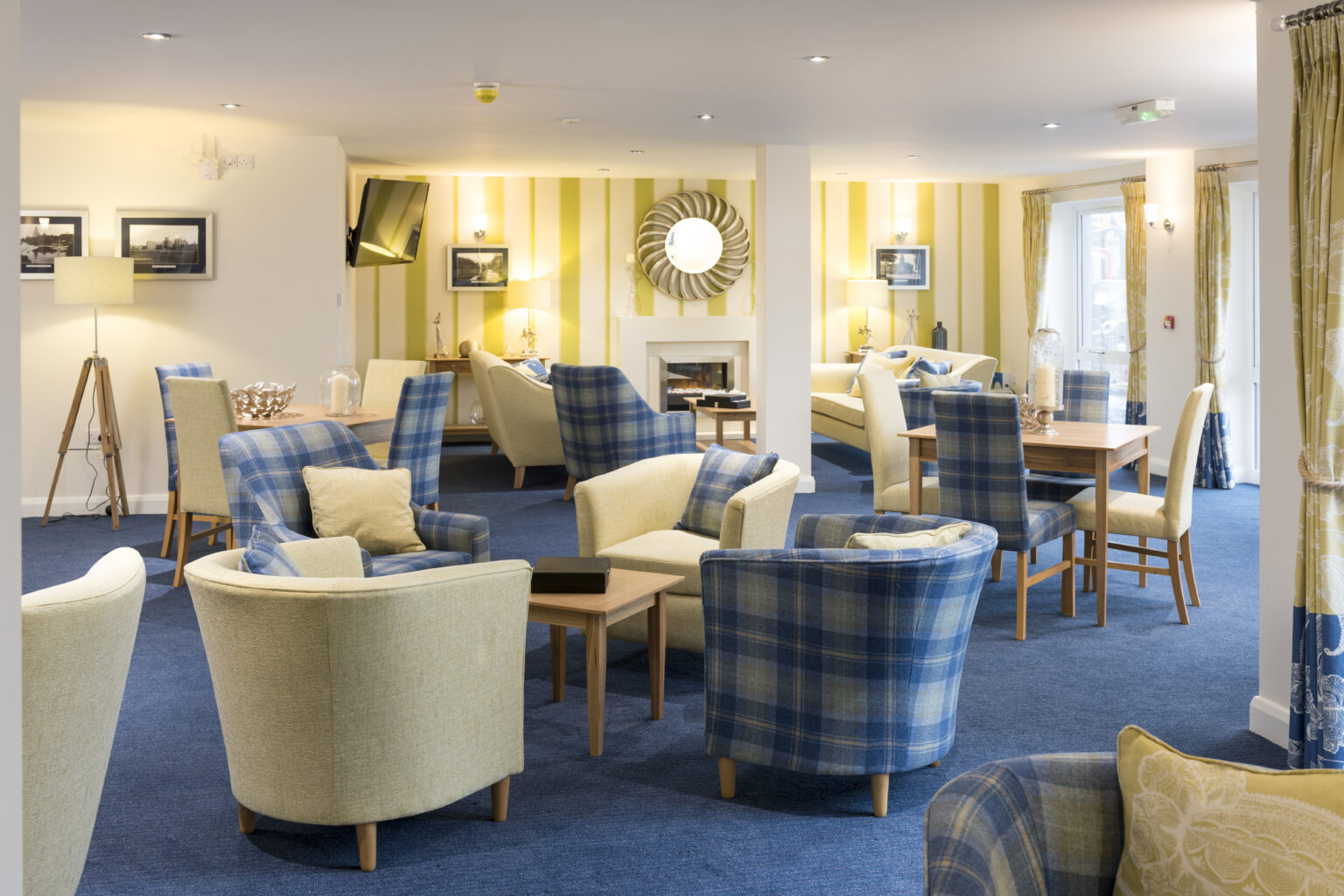 Common area with comfortable seating and decor