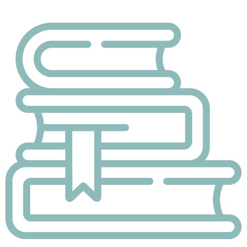 Stack of books illustration