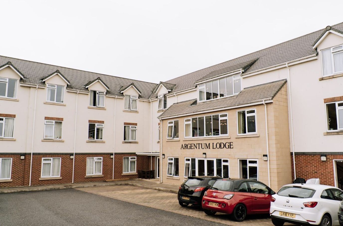 Exterior view of Argentum Lodge Care Home