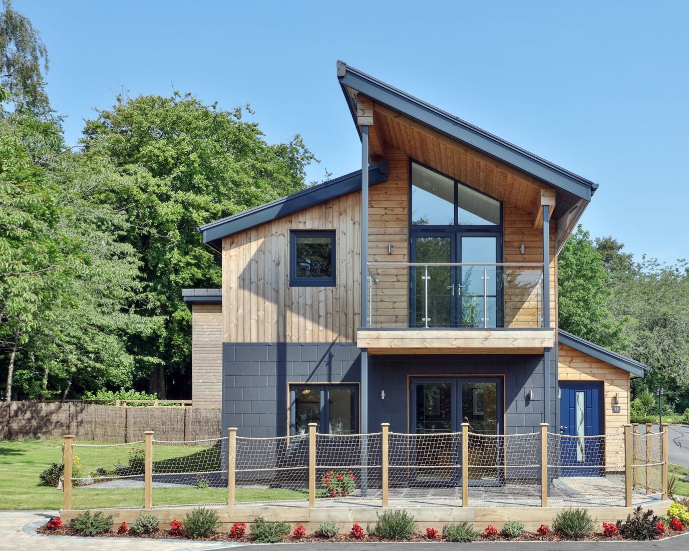 Exterior view of a modern assisted living facility