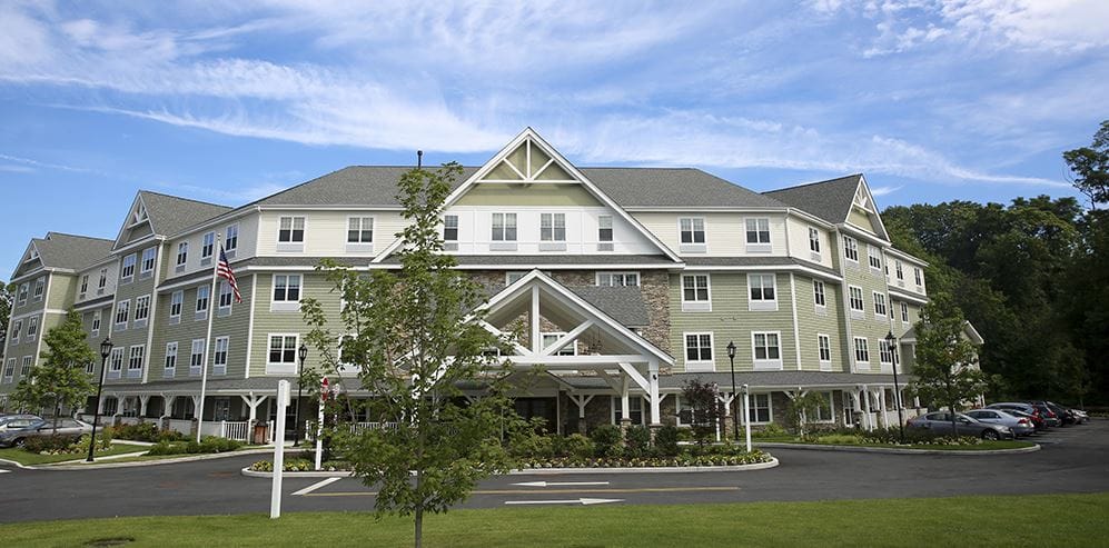 Exterior view of Brightview Tarrytown facility