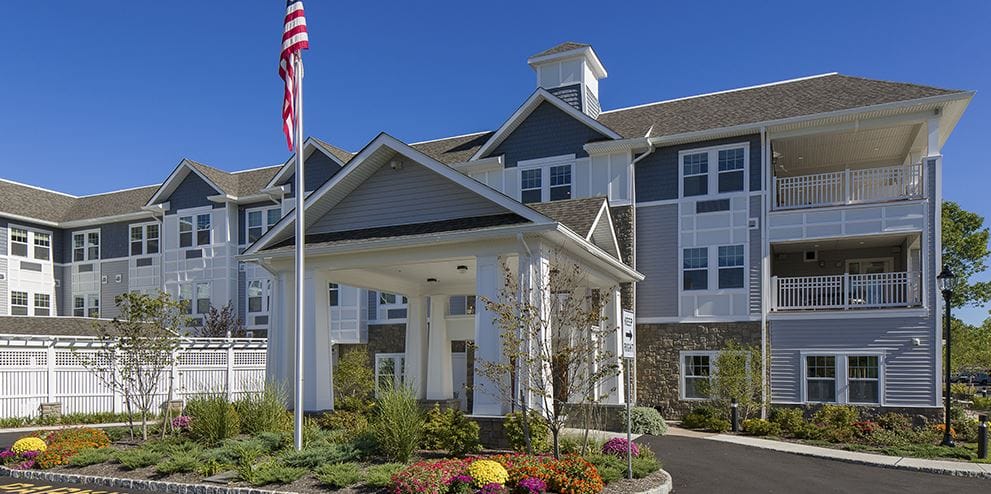Exterior view of Brightview Tenafly building