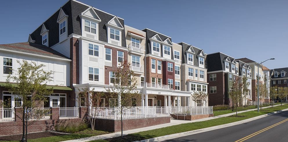 Exterior view of Brightview Towson nursing home