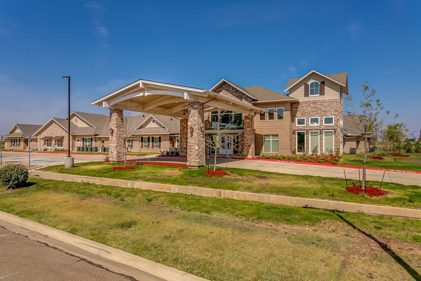 Exterior view of Bristol Park at Amarillo facility