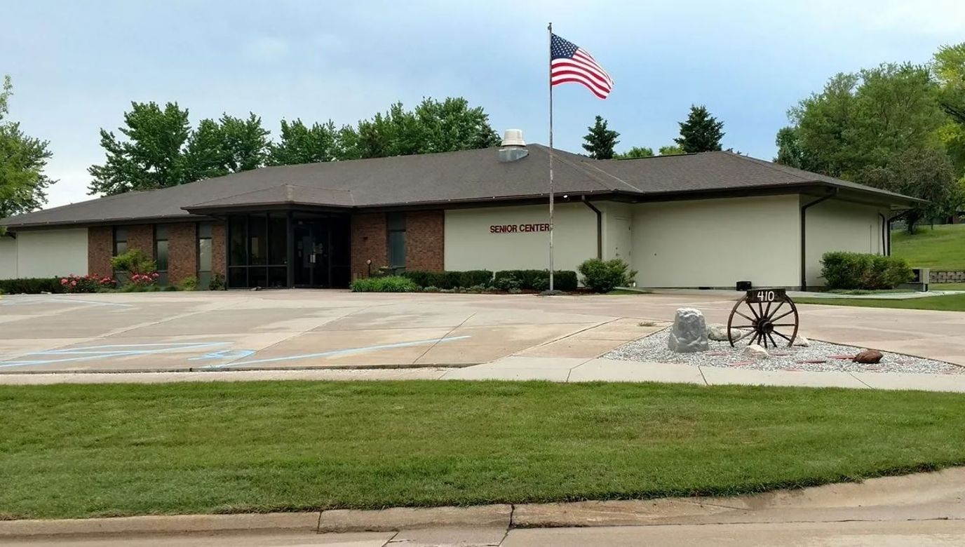 Exterior view of the Gothenburg Senior Center building