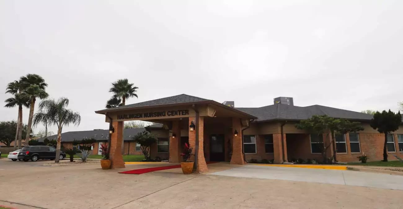 Exterior view of the nursing center entrance