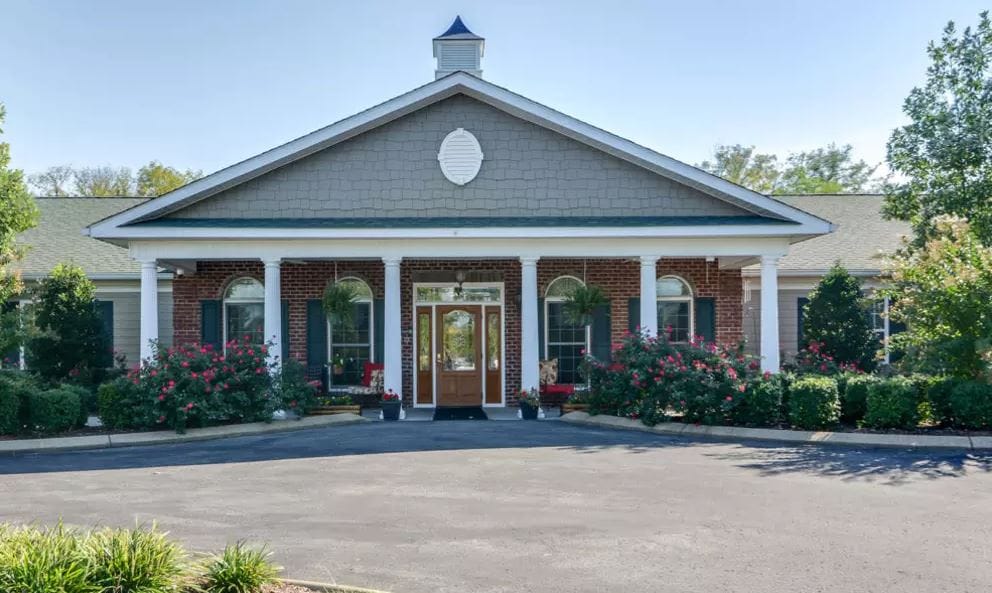 Exterior view of Hickory Gardens senior living facility