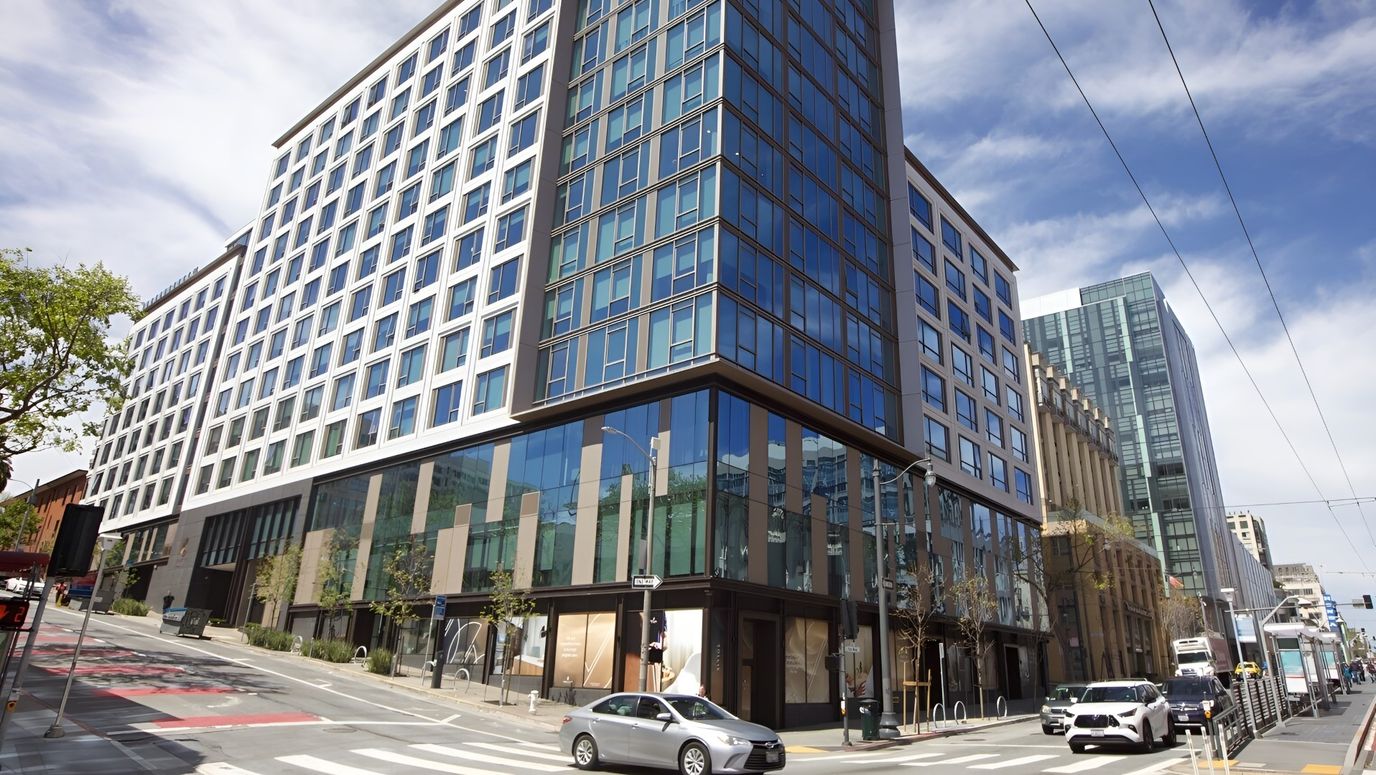Exterior view of Coterie Cathedral Hill building